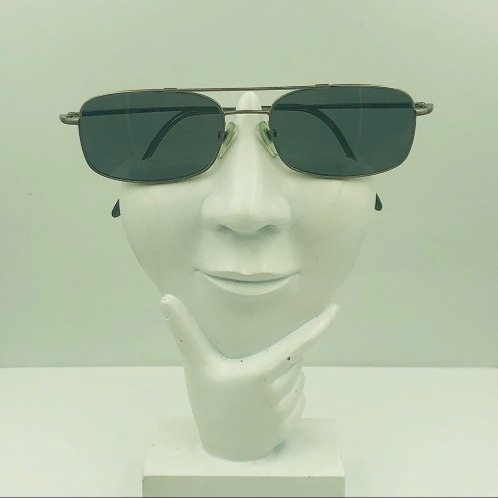 Luxottica Metal Silver Aviator Sunglasses Frames